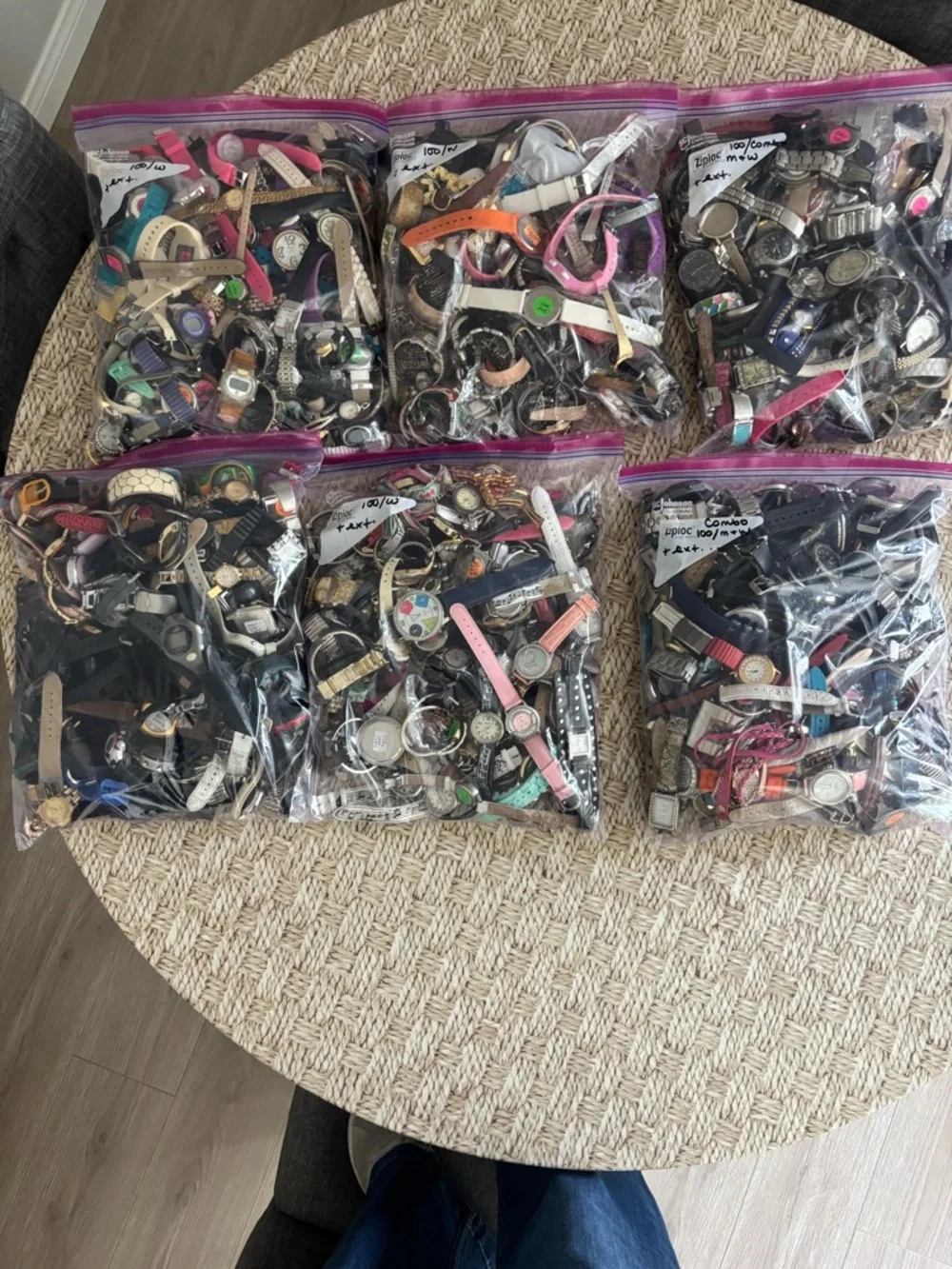 Lot of ladies watches, 100 count, plus a handful of extras.